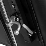 Pro Ink 611 Tattoo Bed Black - close-up of the upholstery and construction details
