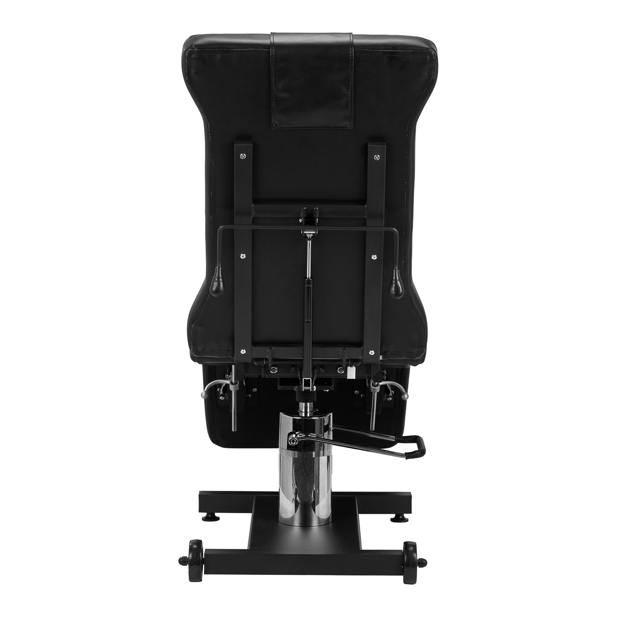 Pro Ink 611 Tattoo Bed Black - close-up of the upholstery and adjustment details