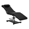 Pro Ink 612 Tattoo Bed Black - full product view at an angle on a white background