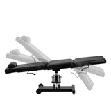 Pro Ink 612 Tattoo Bed Black - full product view on a white background