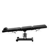 Pro Ink 612 Tattoo Bed Black - full product view on a white background