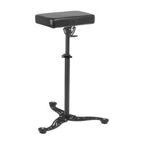 Pro Ink 710 Tattoo Armrest Black - height-adjustable padded tattoo armrest isolated on a white background