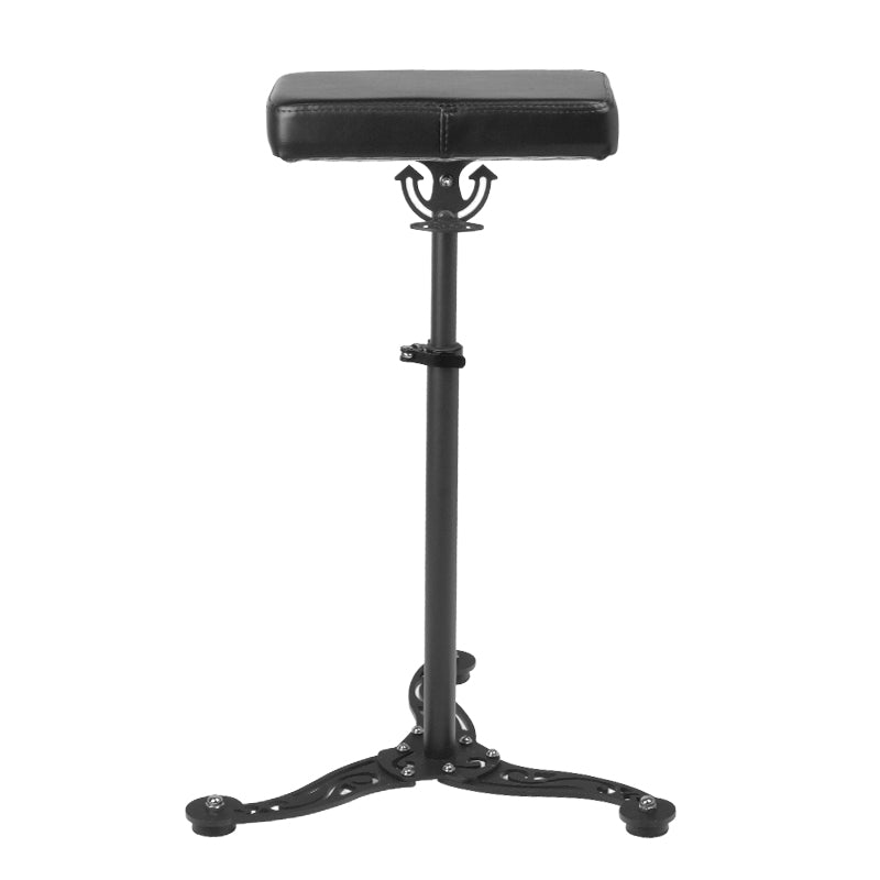 Pro Ink 710 Tattoo Armrest Black - height-adjustable padded tattoo armrest isolated on a white background