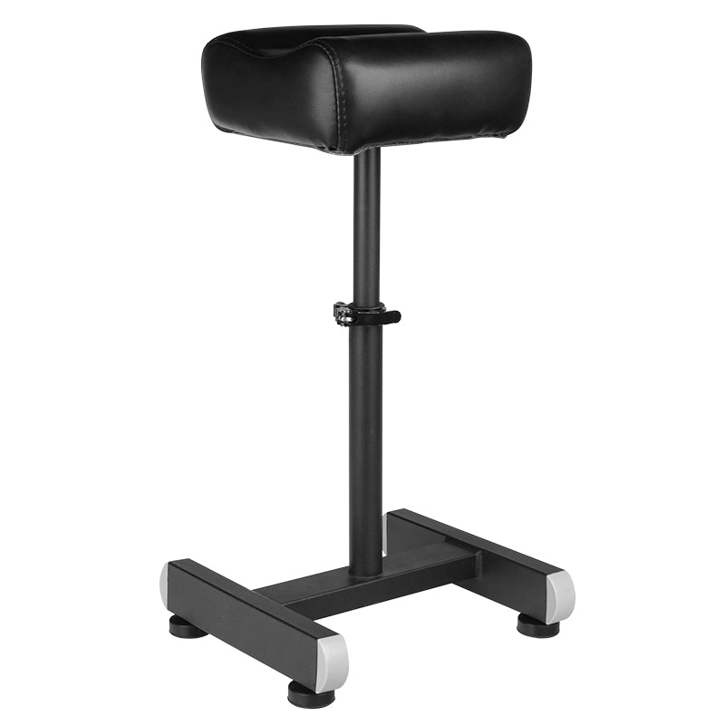 Pro Ink 711 Tattoo Armrest Black - height-adjustable padded tattoo armrest isolated on a white background