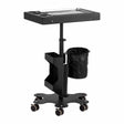 Pro Ink 716C Tattoo Trolley Black - front view showing the storage and construction details