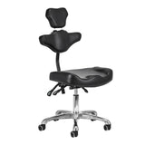 Pro Ink 973 Tattoo Chair Black - full product view at an angle on a white background