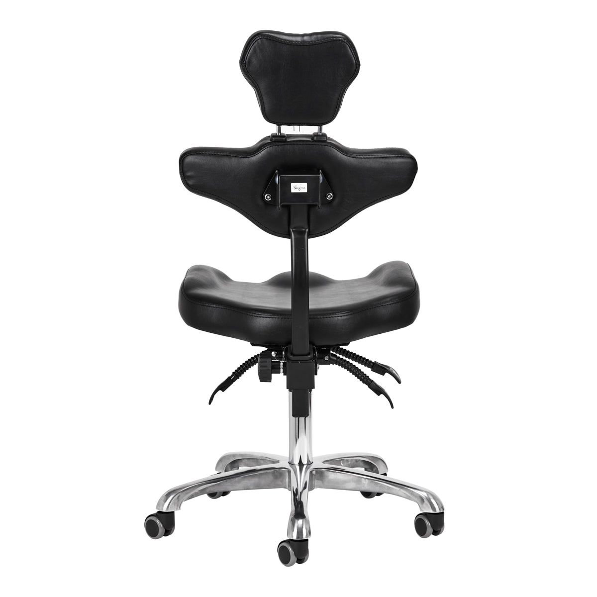 Pro Ink 973 Tattoo Chair Black - full product view on a white background