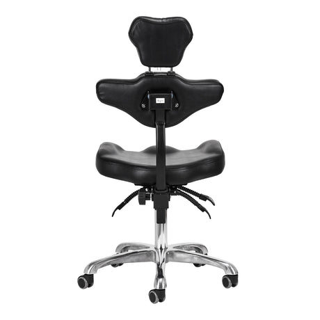 Pro Ink 973 Tattoo Chair Black - full product view on a white background