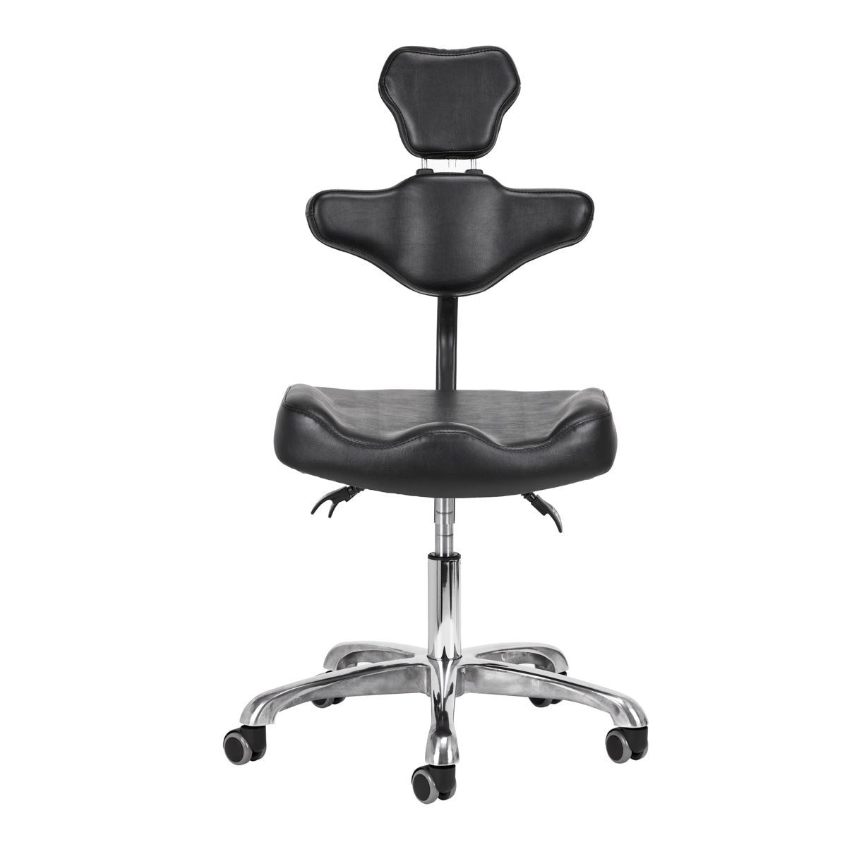 Pro Ink 973 Tattoo Chair Black - full product view on a white background