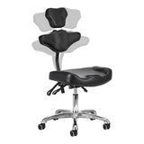 Pro Ink 973 Tattoo Chair Black - close-up of the upholstery and adjustment details