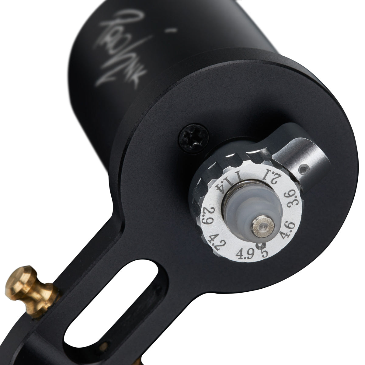 Pro Ink Rotary Tattoo Machine - close-up showing treatment handpieces and device components