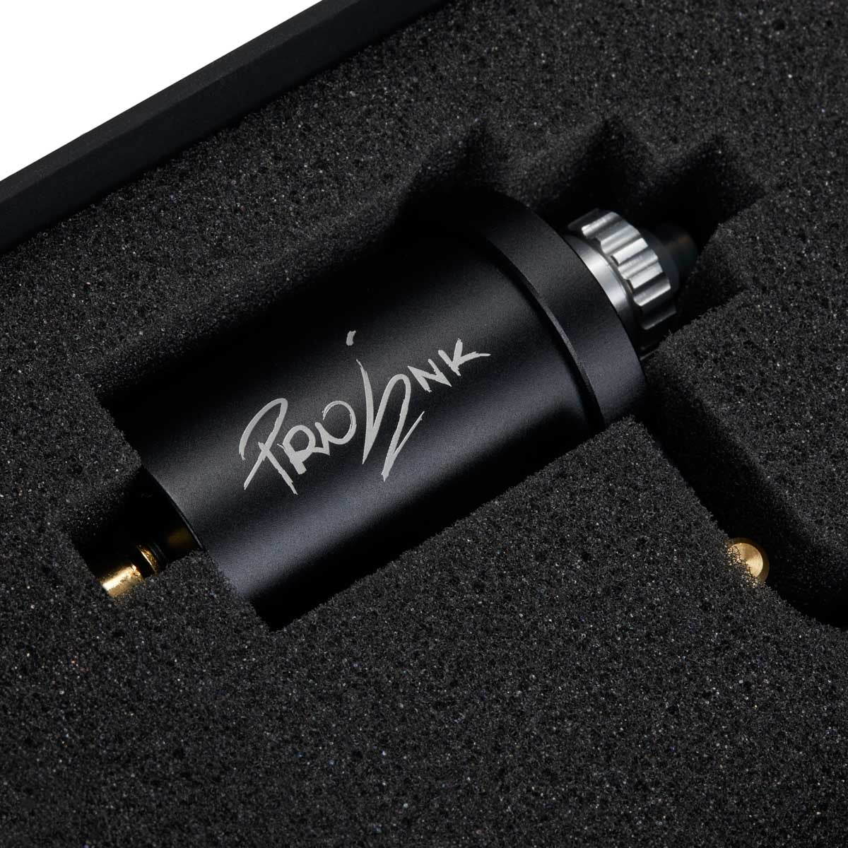 Pro Ink Rotary Tattoo Machine - close-up showing controls and working components