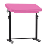 Pro Ink Tattoo Armrest 718 Pink - height-adjustable padded tattoo armrest isolated on a white background