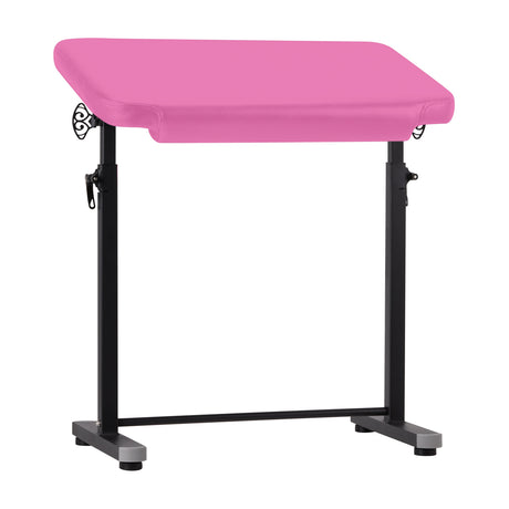 Pro Ink Tattoo Armrest 718 Pink - height-adjustable padded tattoo armrest isolated on a white background