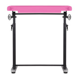Pro Ink Tattoo Armrest 718 Pink - height-adjustable padded tattoo armrest isolated on a white background