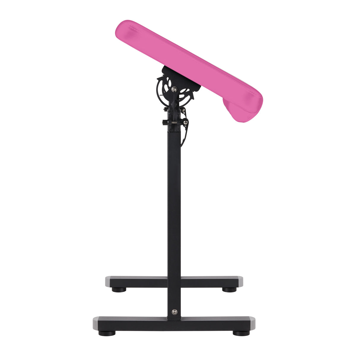 Pro Ink Tattoo Armrest 718 Pink - height-adjustable padded tattoo armrest isolated on a white background