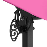 Pro Ink Tattoo Armrest 718 Pink - height-adjustable padded tattoo armrest isolated on a white background