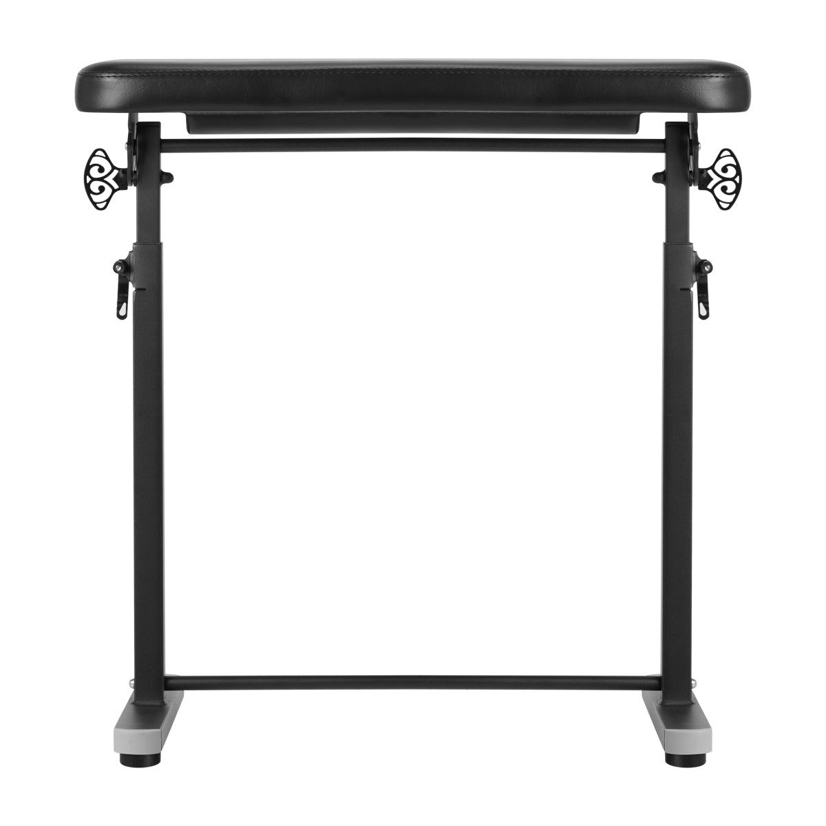 Pro Ink Tattoo Armrest Table 718 Black - height-adjustable padded tattoo armrest isolated on a white background