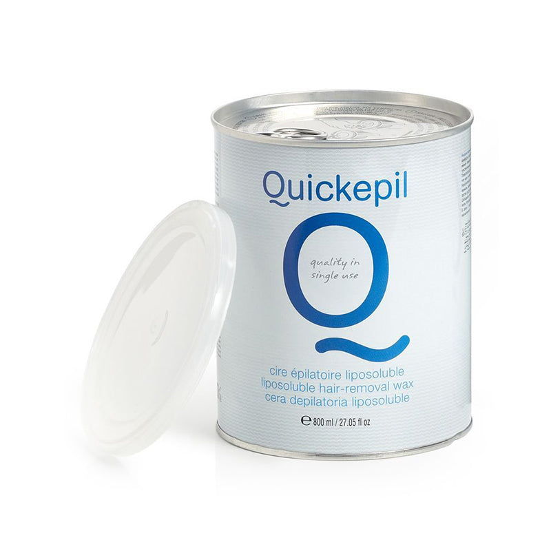 Quickepil Soft Wax Tin 800ml Azulene - isolated on a white background