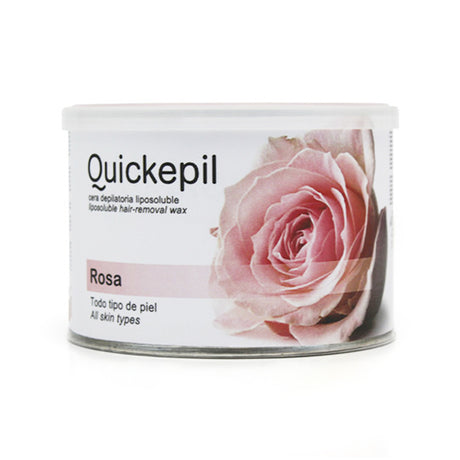 Quickepil Soft Wax Tin Rose 400ml - isolated on a white background