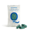 Quickepil Stripless Hard Wax 1kg Green - isolated on a white background