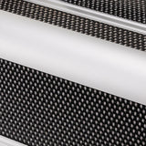 Roxie Cosmetics 44 Professional Cosmetic Case Black - open cosmetic case with divided storage compartments on a white background