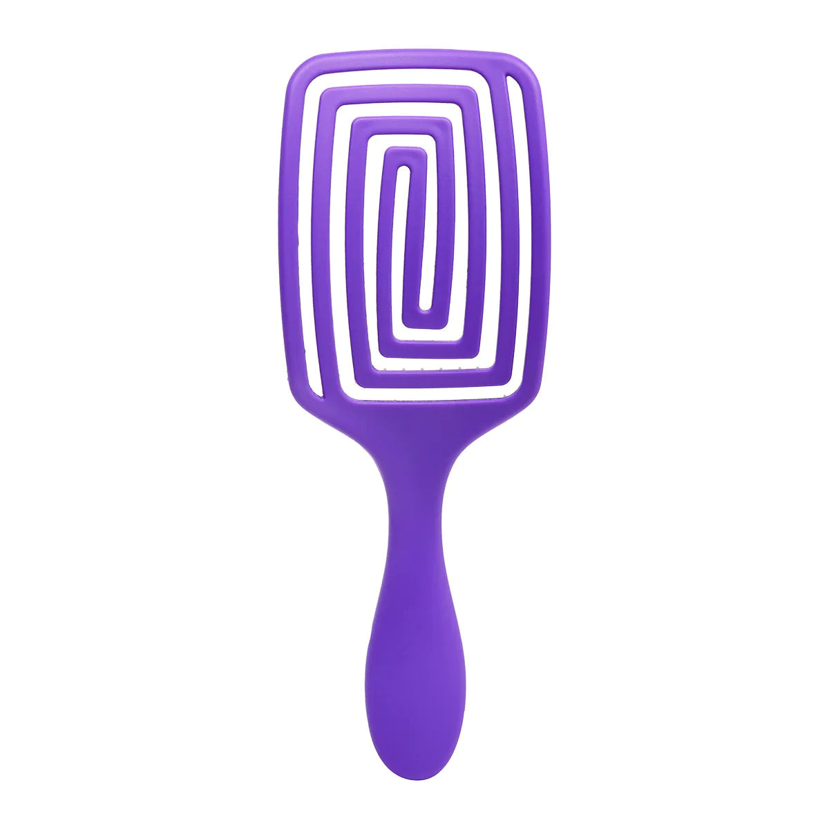 Roxie Cosmetics Detangling O-327 Flexible Hair Brush Purple - back view