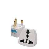 Roxie Cosmetics EU-To-UK Converter Plug - BS5733/BS1363 Approved - isolated on a white background