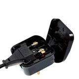 Roxie Cosmetics EU-To-UK Converter Plug - BS5733/BS1363 Approved - isolated on a white background