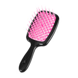Roxie Cosmetics Hair Brush HS Black & Pink - isolated on a white background