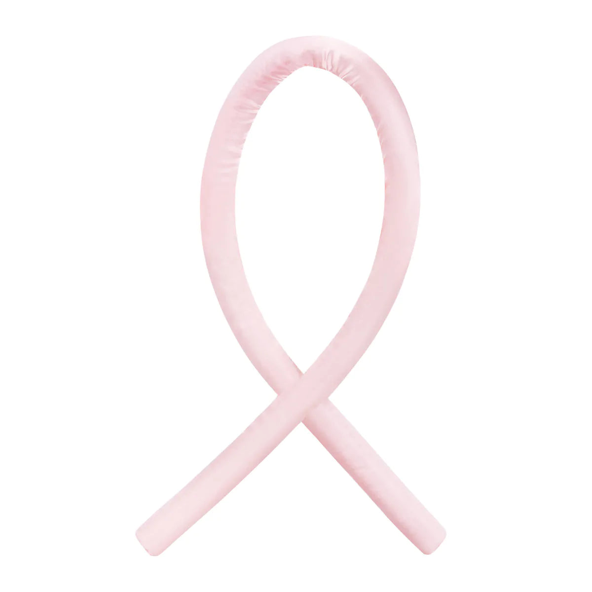 Roxie Cosmetics Heatless Curling Headband Kit Pink - isolated on a white background