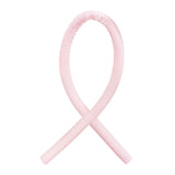Roxie Cosmetics Heatless Curling Headband Kit Pink - isolated on a white background