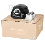 Saeyang Marathon 3 Champion Nail Drill Machine Black + H200 - nail drill equipment isolated on a white background