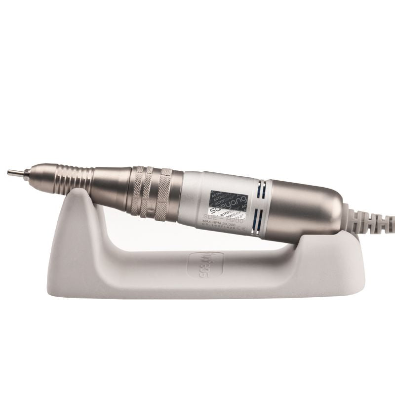 Saeyang Marathon 3 Champion Nail Drill Machine Black + H200 - nail drill equipment isolated on a white background