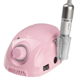 Saeyang Marathon 3 Champion Nail Drill Machine Pink + H200 - nail drill equipment isolated on a white background