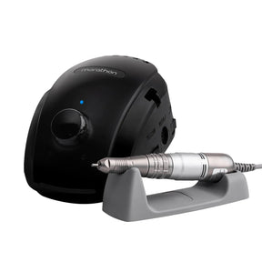 Saeyang Marathon 3 Champion New Nail Drill Machine Black + H200 - nail drill equipment isolated on a white background