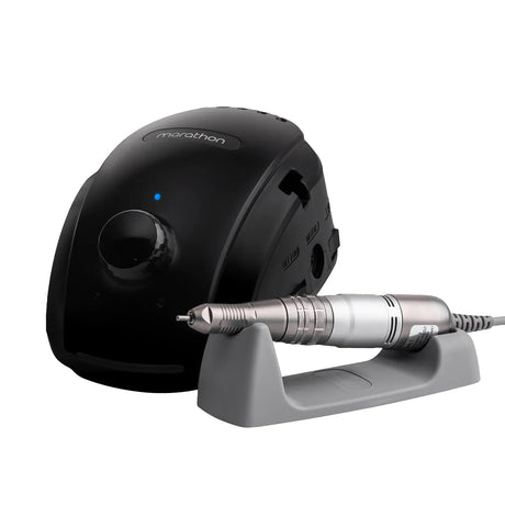 Saeyang Marathon 3 Champion New Nail Drill Machine Black + H200 - nail drill equipment isolated on a white background