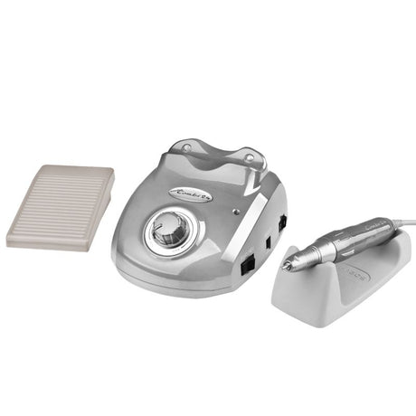 Saeyang Marathon Combi 24 Silver Nail Drill Machine - nail drill equipment isolated on a white background