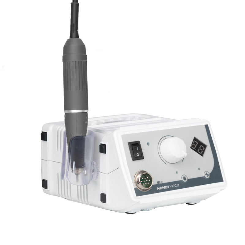 Saeyang Marathon Handy Eco Brushless Nail Drill With SDE-BM50M Handpiece - nail drill equipment isolated on a white background