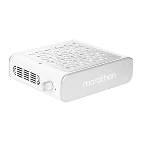 Saeyang Marathon Nail Dust Collector 65W - main unit with included components on a white background