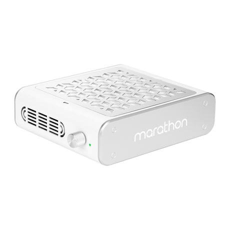 Saeyang Marathon Nail Dust Collector 65W - main unit with included components on a white background