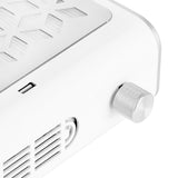 Saeyang Marathon Nail Dust Collector 65W - main unit with included components on a white background