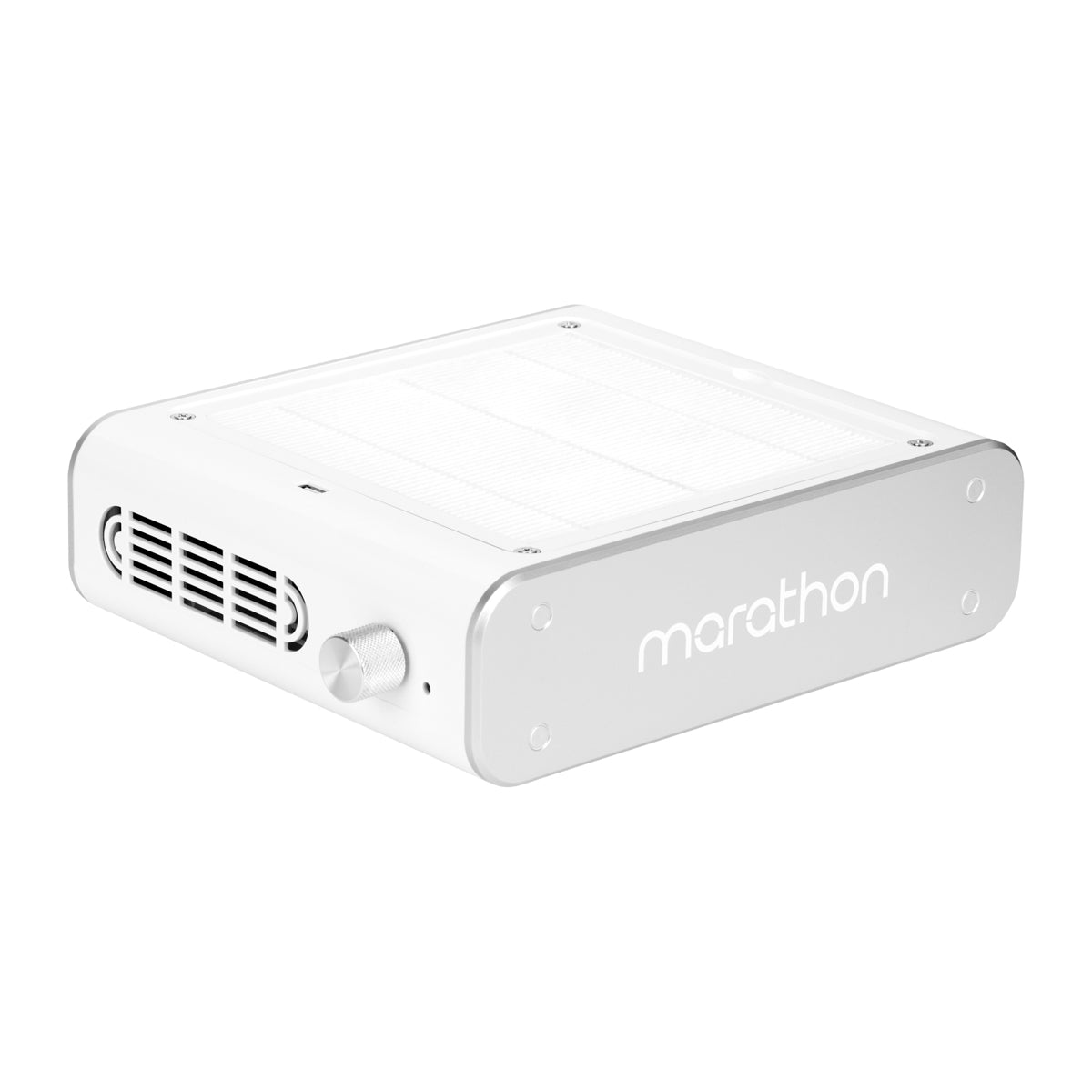 Saeyang Marathon Nail Dust Collector 65W - device housing and functional components shown on a white background