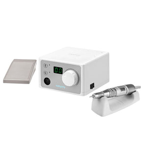 Saeyang Nail Drill Machine Marathon K35 Crafien White + SH30N - nail drill equipment isolated on a white background