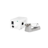 Saeyang Nail Drill Machine Marathon M4 Mini White + SH20N - nail drill with handpiece and accessories on a white background