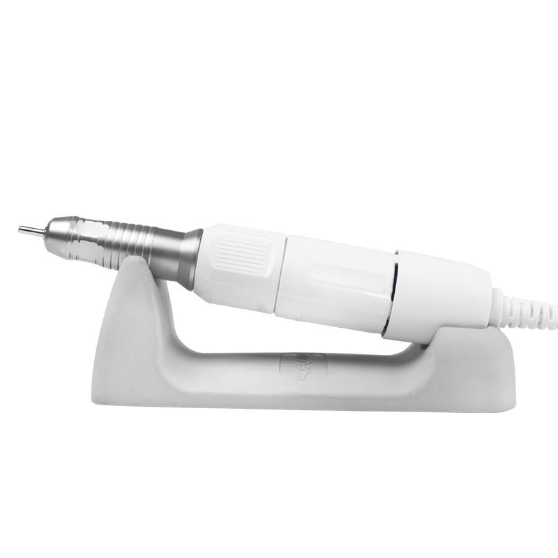 Saeyang Nail Drill Machine Marathon Mighty White + SH20N - nail drill equipment isolated on a white background