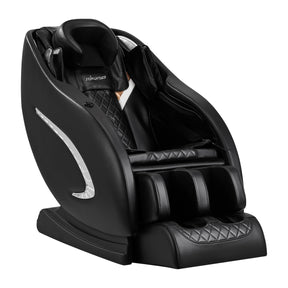 Sakura Classic 305 Massage Chair Black - full product view at an angle on a white background