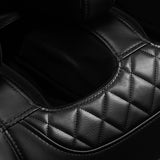 Sakura Classic 305 Massage Chair Black - close-up of the upholstery and construction details
