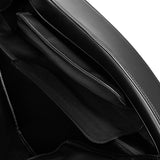 Sakura Classic 305 Massage Chair Black - close-up of the upholstery and construction details