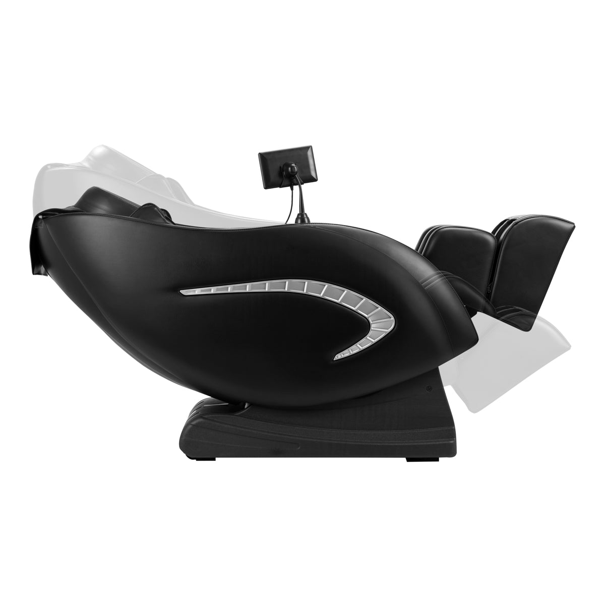 Sakura Classic 305 Massage Chair Black - close-up of the upholstery and adjustment details